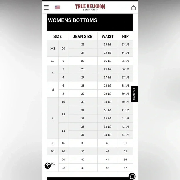 Women’s Tru Religion Dark Wash Straight Leg Jeans size 26 - Picture 6 of 6